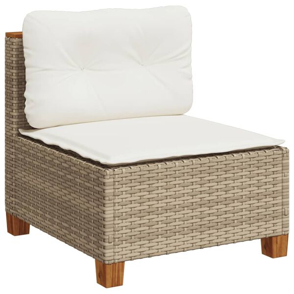 vidaXL Garden Sofa Beige
