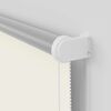 vidaXL Roller Blind Off White 100% Polyester, Aluminum 63 x 51 in