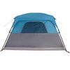 vidaXL Family Tent Cabin 6-Person Blue Waterproof