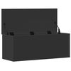 vidaXL Storage Box Black 35.4"x13.8"x13.8" Engineered Wood