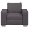 vidaXL Sofa Grey 38.98 x 30.71 x 33.07 in Fabric