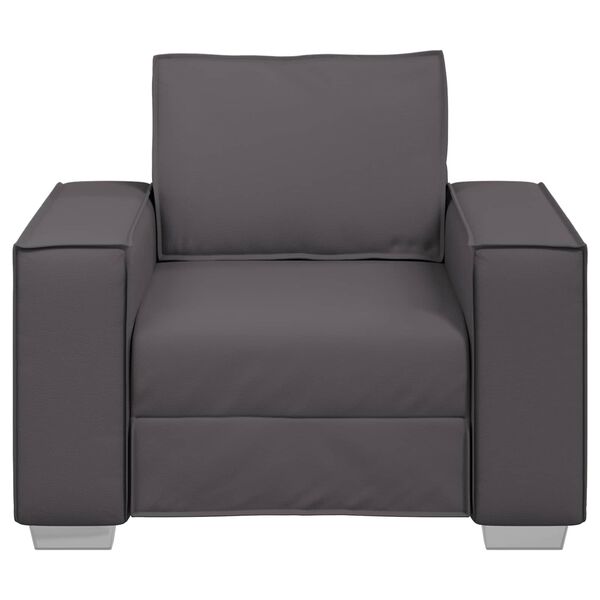 vidaXL Sofa Grey 38.98 x 30.71 x 33.07 in Fabric
