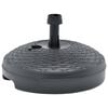 vidaXL Umbrella Base Anthracite Plastic Medium Durable Umbrella Base