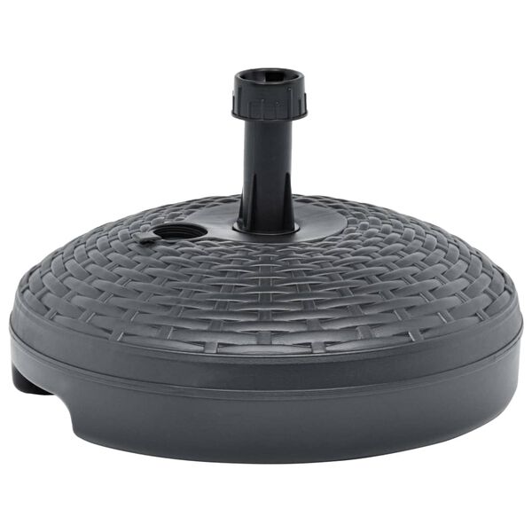 vidaXL Umbrella Base Anthracite Plastic Medium Durable Umbrella Base