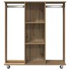 vidaXL Wardrobe artisan oak 102 x 38 x 110 cm Engineered wood