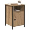 vidaXL Bedside Cabinet Artisan Oak 15.75 x 16.54 x 23.62 in