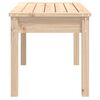 vidaXL Garden Bench Pine Solid Pine Wood Medium Durable Garden Bench