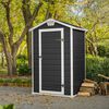 Keter Garden Shed Dark Grey Polypropylene Compact Garden Shed