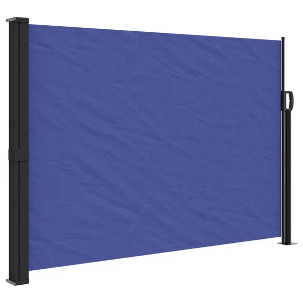 vidaXL Retractable Side Awning Blue