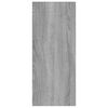 vidaXL Book Cabinet Grey sonoma Engineered wood Medium Book Cabinet