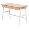 vidaXL Writing Table Oak and White