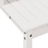 vidaXL Potting Table White Solid Pine Wood Large Potting Table