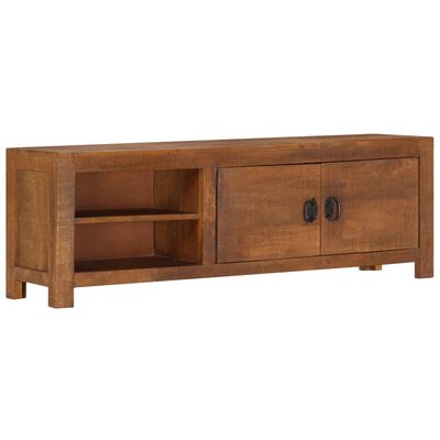 vidaXL TV Stand 47.2"x11.8"x15.7" Solid Wood Mango