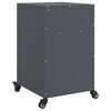 vidaXL Bedside Cabinet Anthracite Cold-rolled steel Bedside Cabinet