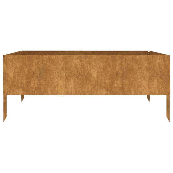 vidaXL Garden Raised Bed Rusty Corten Steel Large Durable