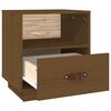 vidaXL Bedside Cabinet Honey Brown