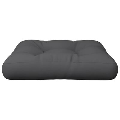 vidaXL Pallet Cushion 23.6"x23.6"x4.7" Gray Fabric