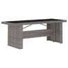 vidaXL Outdoor Dining Set Grey, Dark Grey
