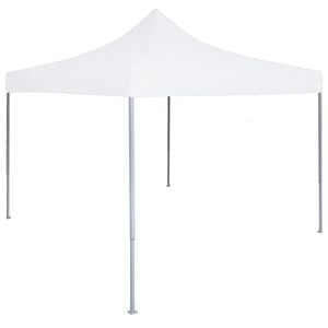 vidaXL Professional Folding Party Tent 6.6'x6.6' Steel White