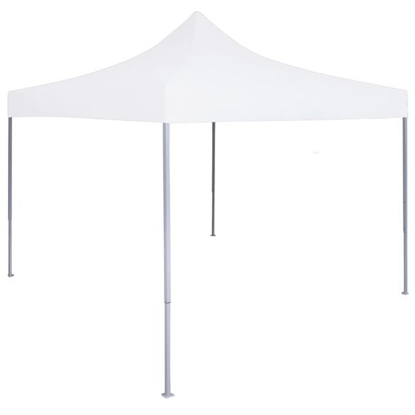 vidaXL Professional Folding Party Tent 6.6'x6.6' Steel White