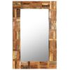 vidaXL Mirror Varies Solid reclaimed wood, glass 23.6 x 35.4 in