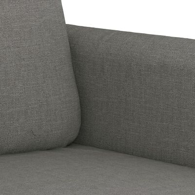 vidaXL 3-Seater Sofa Dark Gray 70.9" Fabric