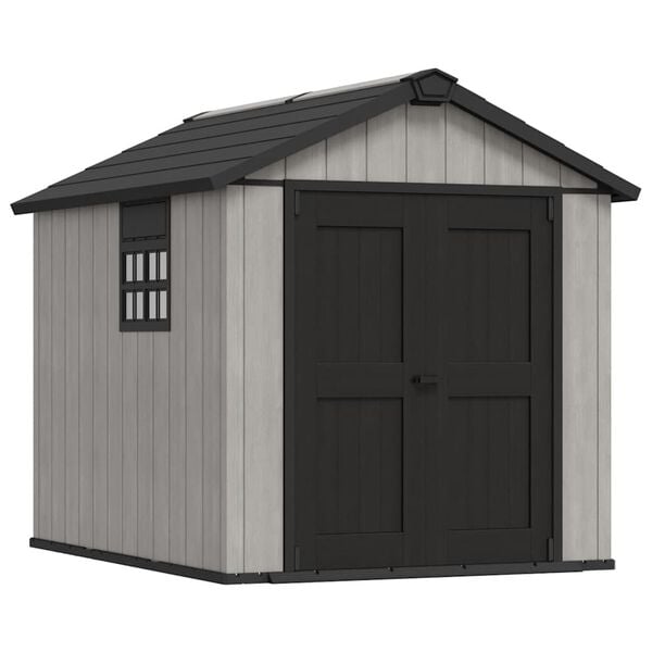 Keter Shed Brown/Anthracite Polypropylene, Steel Medium Durable