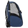 vidaXL Pet Trolley 3-in-1 Design Blue 18.9x12.6x(22.4–41.7)" Oxford Fabric