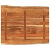 vidaXL Table Top 43.3"x31.5"x1.5" Rectangular&nbsp;Solid Wood Acacia Live Edge