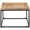 vidaXL Coffee Table 43.3"x23.6"x16.5" Rough Mango Wood