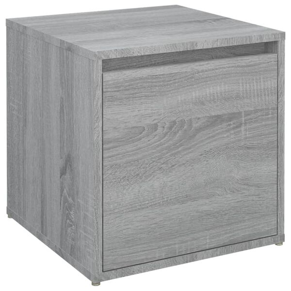 vidaXL Box Drawer Grey Sonoma Engineered Wood Box Drawer Square