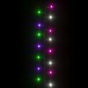 vidaXL Led String Pastel Multicolor PVC, copper Compact