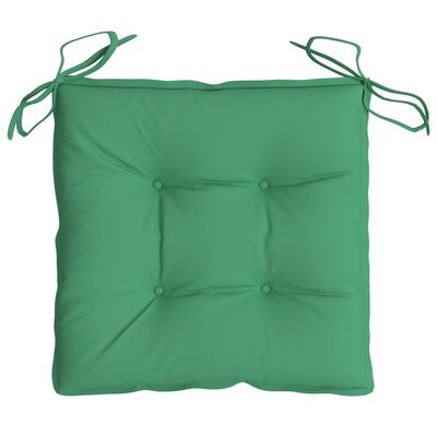 vidaXL Chair Cushions 4 pcs Green 19.7"x19.7"x2.8" Oxford Fabric