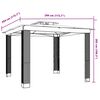 vidaXL Gazebo Anthracite Powder-coated steel Large