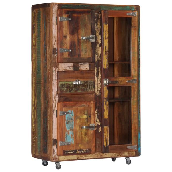 vidaXL Highboard Natural wood tones with rustic charm