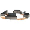 vidaXL Hot Tub Surround Grey