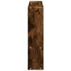 vidaXL Wall Shelf Smoked Oak 39.0x5.9x23.6" Engineered Wood