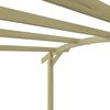 vidaXL Pergola Green Impregnated Pinewood 70.9 x 77.6 x 82.7 in Durable