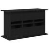 vidaXL Aquarium Stand Black Oak 39.8x16.1x22.8" Engineered Wood