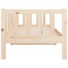 vidaXL Day Bed Natural Wood Solid Pine Wood 35.4x74.8 in
