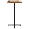 vidaXL Bistro Table Mixed colors with black base Solid reclaimed wood