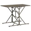 vidaXL Patio Dining Set Grey