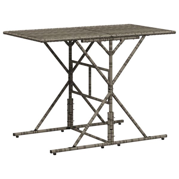 vidaXL Patio Dining Set Grey