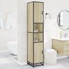 vidaXL Bathroom Cabinet Sonoma oak Engineered Wood Tall Bathroom Cabinet