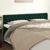 vidaXL Headboards 2 pcs Dark Green 39.4"x2.8"x30.7"/34.6" Velvet