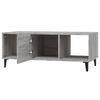 vidaXL Coffee Table Grey Sonoma Engineered Wood Medium Coffee Table