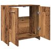 vidaXL Bathroom Sink Cabinet Old Wood 23.6x13.0x23.6" Engineered Wood