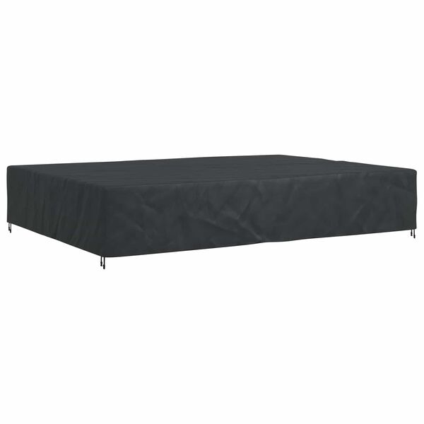 vidaXL Furniture Cover Plain Black 137.80 x 102.36 x 35.43 in 600D