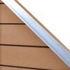vidaXL Fence Panel WPC 41.3"x(41.3"-72.8") Brown