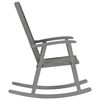 vidaXL Wooden Rocking Chair Grey Solid Acacia wood Large Rocking Chair